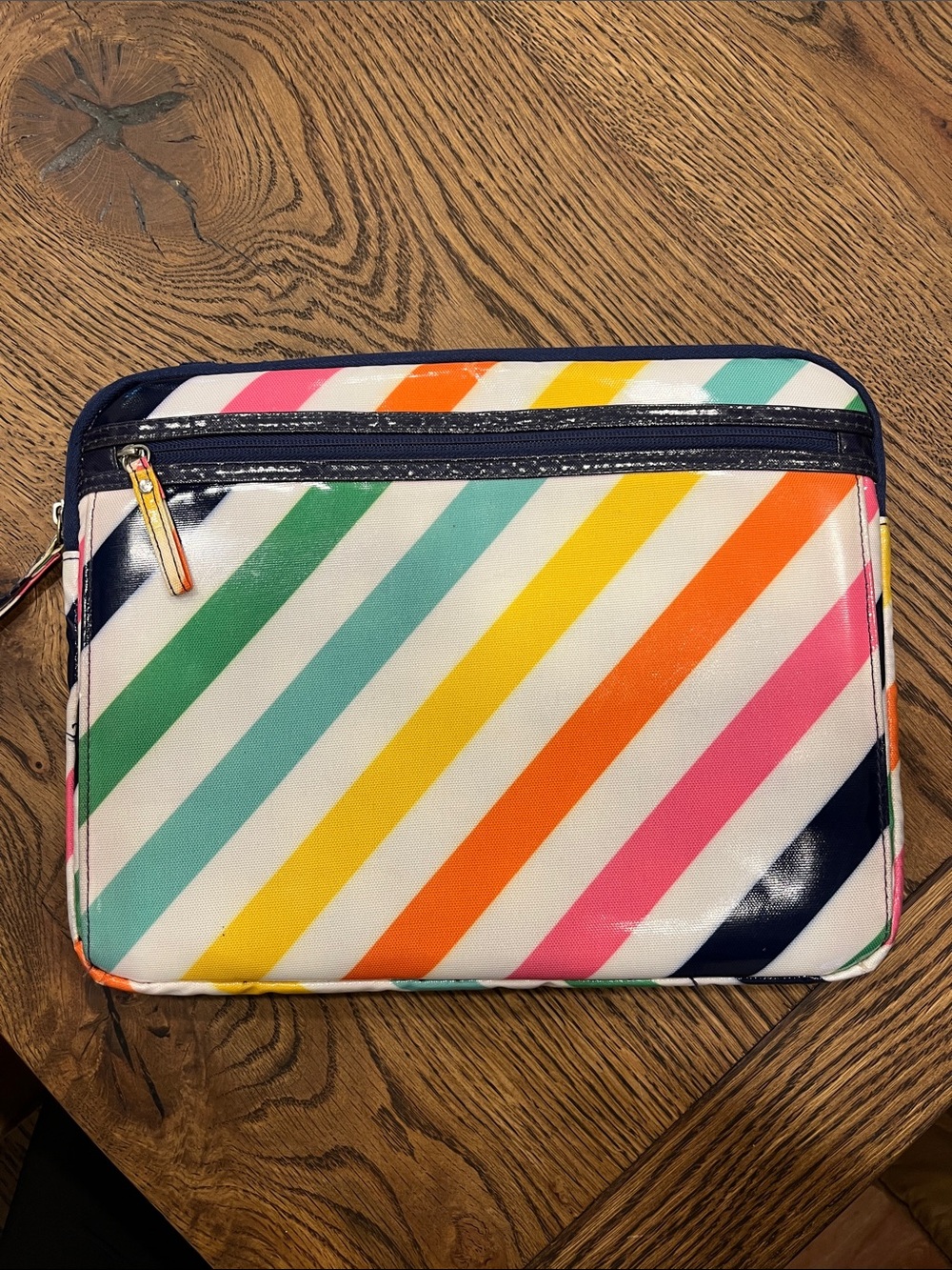 Colorful Diagonal Stripe Laptop Pouch/Case